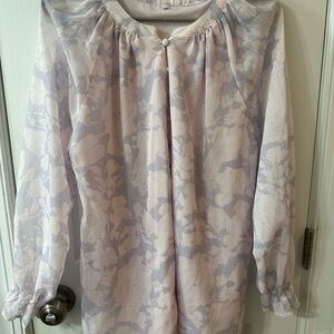 Floral Sheer Blouse button up